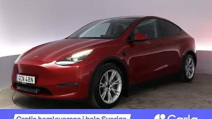 Röd Begagnad 2022 Tesla Model Y Long Range AWD SUV | 373 990 kr (Marknadspris)