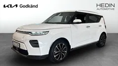 Vit (white) Begagnad 2021 Kia Soul EV Advance SUV | 264 900 kr (Marknadspris)