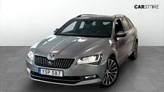 Grå (grey) Begagnad 2017 Skoda Superb LAURIN & KLEMENT Kombi | 249 900 kr (Marknadspris)