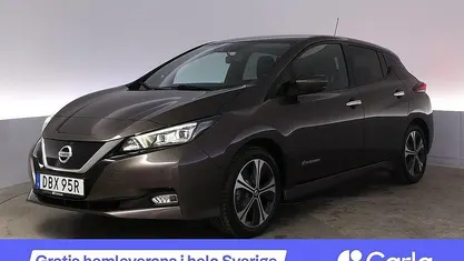 Brun Begagnad 2019 Nissan Leaf 360º Halvkombi | 155 900 kr (Marknadspris)