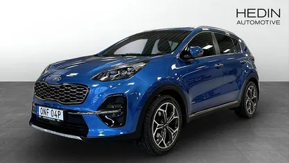 Begagnad Kia Sportage GT-Line 177 HK (130 kW) 2019 Blå SUV
