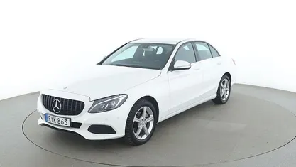 Vit Begagnad 2015 Mercedes C220 Sedan | 152 000 kr (Marknadspris)