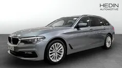 Blå Begagnad 2018 BMW 520 Sport Line Kombi | 224 900 kr (Marknadspris)