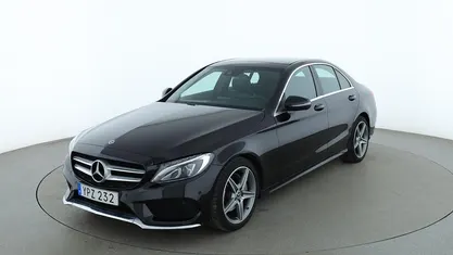Svart Begagnad 2017 Mercedes C220 AMG line Sedan | 228 000 kr (Marknadspris)