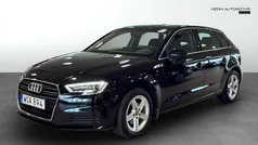 Svart (black) Begagnad 2018 Audi A3 Sportback Halvkombi | 154 900 kr (Marknadspris)