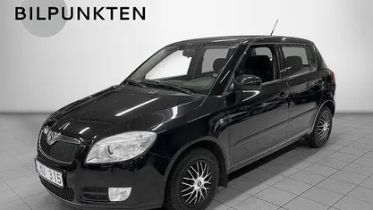 Svart Begagnad 2009 Skoda Fabia Halvkombi | 54 900 kr (Dyr)
