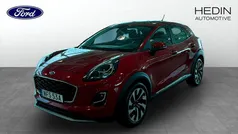 Röd (red) Begagnad 2022 Ford Puma Titanium Halvkombi | 219 900 kr (Marknadspris)