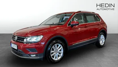 Begagnad VW Tiguan 150 HK (110 kW) 2018 Röd SUV