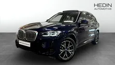 Blå (blue) Begagnad 2021 BMW X3 M Sport SUV | 448 700 kr (Marknadspris)