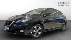Svart (black) Begagnad 2021 Nissan Leaf N-Connecta Halvkombi | 224 900 kr (Lite dyr)