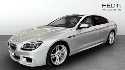 Silver metallic Begagnad 2015 BMW 640 M Sport Sportkupé | 369 000 kr (Marknadspris)