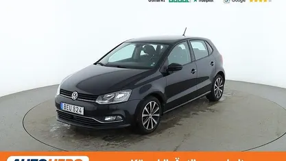 Svart Begagnad 2016 VW Polo Halvkombi | 113 000 kr (Marknadspris)
