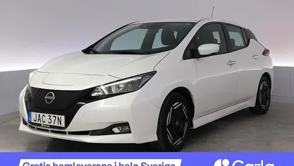 Vit Begagnad 2022 Nissan Leaf Acenta Halvkombi | 162 900 kr (Bra pris)