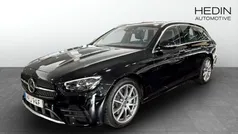 Svart (black) Begagnad 2022 Mercedes E220 AMG Kombi | 399 900 kr