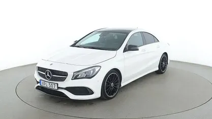 Vit Begagnad 2018 Mercedes CLA200 AMG line Sportkupé | 259 000 kr (Marknadspris)