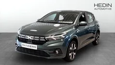 Grön (green) Ny 2025 Dacia Sandero Expression Halvkombi | 226 200 kr (Marknadspris)