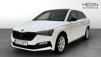 Vit Begagnad 2021 Skoda Scala Monte Carlo Halvkombi | 209 900 kr (Marknadspris)