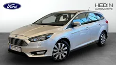 Grå (silver) Begagnad 2018 Ford Focus Titanium Kombi | 124 900 kr (Bra pris)