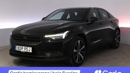 Begagnad Polestar 2 Standard Range Single Motor 200 kW (272 HK) 2022 Svart Halvkombi