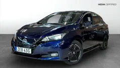 Mörkblå (blue) Begagnad 2022 Nissan Leaf N-Connecta Halvkombi | 189 900 kr (Marknadspris)