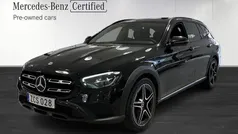 Svart (black) Begagnad 2021 Mercedes E220 Kombi | 369 900 kr (Lite dyr)