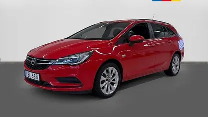 Röd Begagnad 2019 Opel Astra Enjoy Kombi | 149 900 kr (Marknadspris)