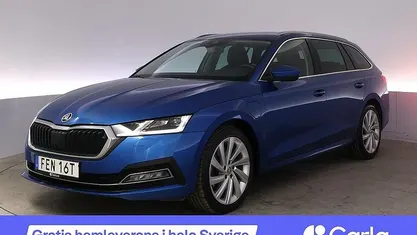 Blå Begagnad 2021 Skoda Octavia Style Kombi | 264 900 kr (Marknadspris)