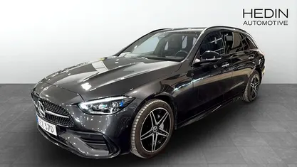Begagnad Mercedes C300e AMG 204 HK (150 kW) 2022 Svart Kombi