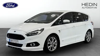 Vit Begagnad 2018 Ford S-MAX ST-Line Minibuss | 255 000 kr (Marknadspris)