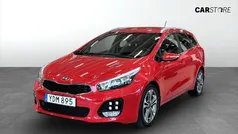 Röd (red) Begagnad 2016 Kia Ceed Sportswagon GT-Line Kombi | 129 900 kr (Marknadspris)