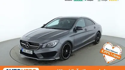 Grå Begagnad 2016 Mercedes CLA200 AMG line Sportkupé | 189 000 kr (Marknadspris)