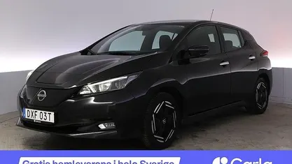 Svart Begagnad 2022 Nissan Leaf Acenta Halvkombi | 164 990 kr (Bra pris)