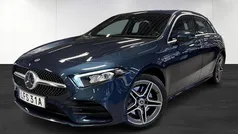 Blå (blue) Begagnad 2021 Mercedes A250 AMG Halvkombi | 319 900 kr (Marknadspris)