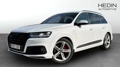 Vit (white) Begagnad 2019 Audi Q7 S-Line SUV | 438 700 kr (Bra pris)