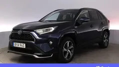 Mörkblå (blå) Begagnad 2021 Toyota RAV4 Hybrid Edition SUV | 387 900 kr (Marknadspris)