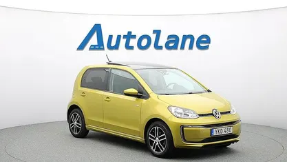 Honey yellow metallic Begagnad 2017 VW e-up! Halvkombi | 99 800 kr (Marknadspris)