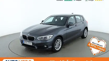 Grå Begagnad 2015 BMW 116 Advantage Halvkombi | 95 000 kr (Marknadspris)