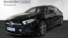 Svart (black) Begagnad 2022 Mercedes A250 AMG Sedan | 309 900 kr (Marknadspris)