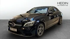 Svart (black) Begagnad 2019 Mercedes C220 AMG Sedan | 289 900 kr (Marknadspris)