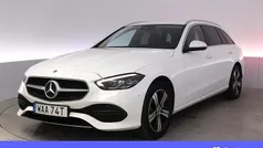 Vit Begagnad 2022 Mercedes C300e Avantgarde Kombi | 382 900 kr (Superpris)