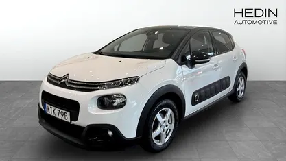 Vit (white) Begagnad 2020 Citroën C3 Halvkombi | 89 900 kr (Bra pris)