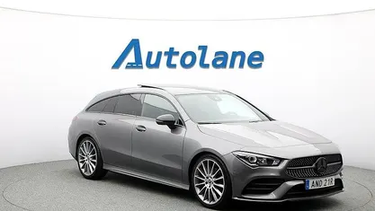 Begagnad Mercedes CLA200 Shooting Brake AMG 163 HK (119 kW) 2019 Bergsgrå  metalliclack Kombi