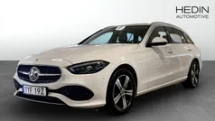 Vit (white) Begagnad 2022 Mercedes C300e Kombi | 409 000 kr (Superpris)