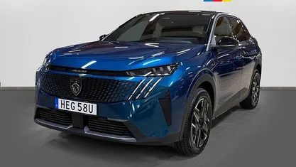 Blå Ny 2025 Peugeot 3008 SUV | 359 900 kr (Marknadspris)