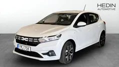Vit Ny 2025 Dacia Sandero Expression Halvkombi | 219 900 kr (Bra pris)
