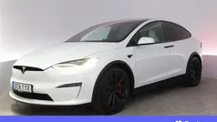 Vit Begagnad 2022 Tesla Model X Plaid SUV | 854 900 kr (Marknadspris)