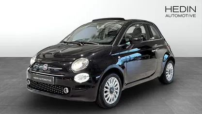 Svart Begagnad 2018 Fiat 500 Lounge Cab | 98 700 kr (Superpris)