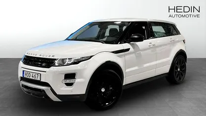 Vit (white) Begagnad 2014 Land Rover Range Rover evoque SUV | 179 900 kr (Marknadspris)