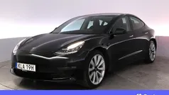 Svart Begagnad 2020 Tesla Model 3 Long Range Sedan | 261 900 kr (Bra pris)