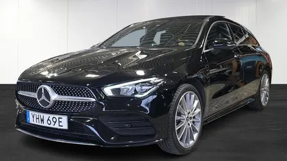 Svart Begagnad 2023 Mercedes CLA250e Shooting Brake Kombi | 349 900 kr (Marknadspris)